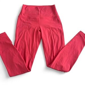 High-Waist Lulu Active Leggings in Bright Pink